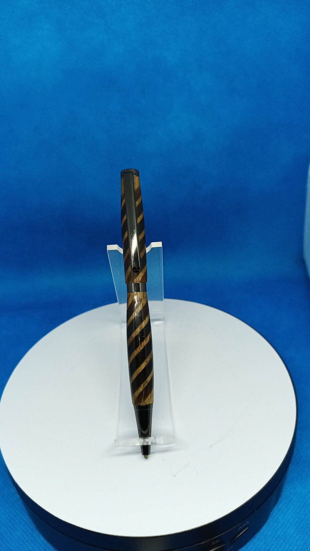 Slim Line /Claro Walnut Wood with Brown Custom Acrylic Inlay