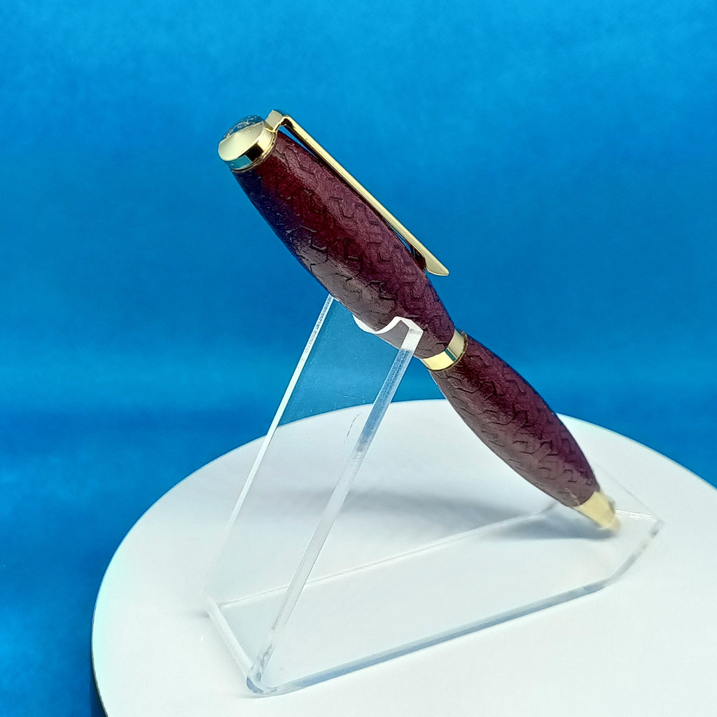 Purple Heart Engraved Twist Pen