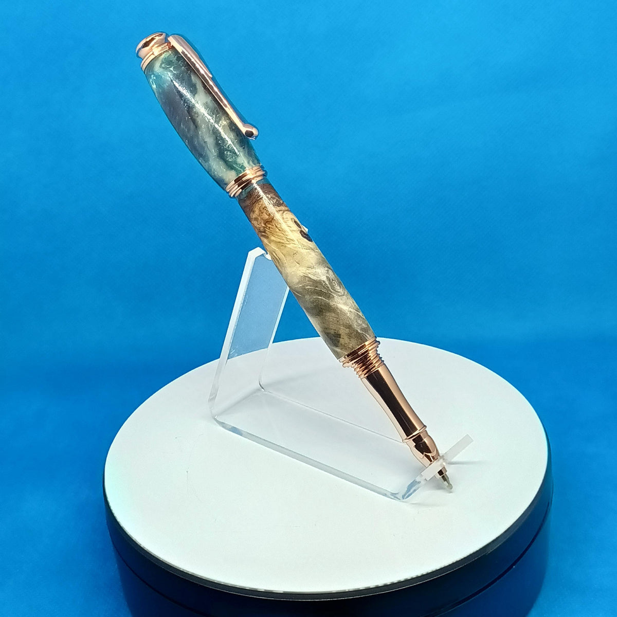 Aston Martin Rollerball Buckeye Burl Pen