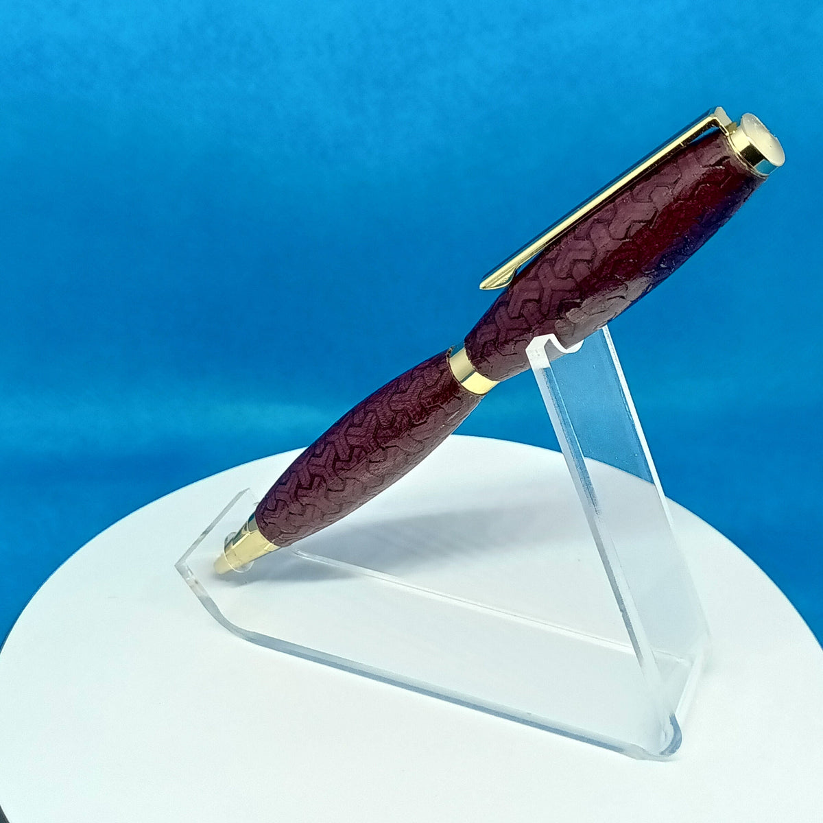 Purple Heart Engraved Twist Pen
