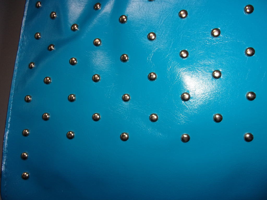 Sea Blue Faux Leather