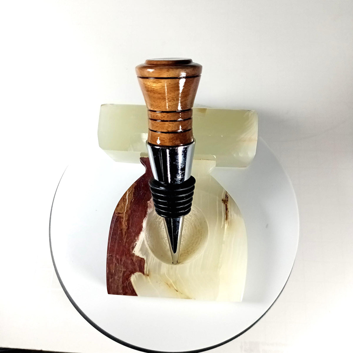 Wine Stopper Osage Orange