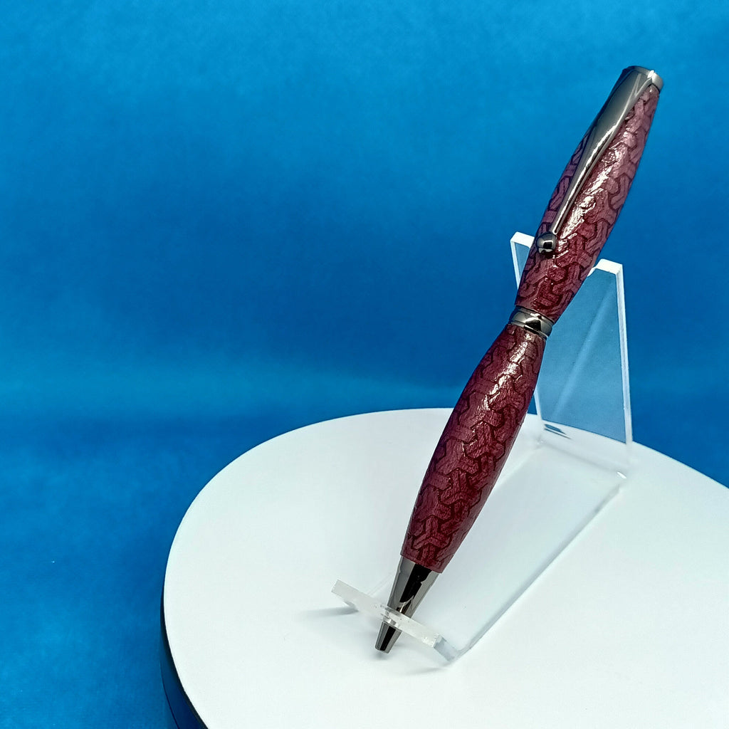 Purple Heart Engraved Twist Pen