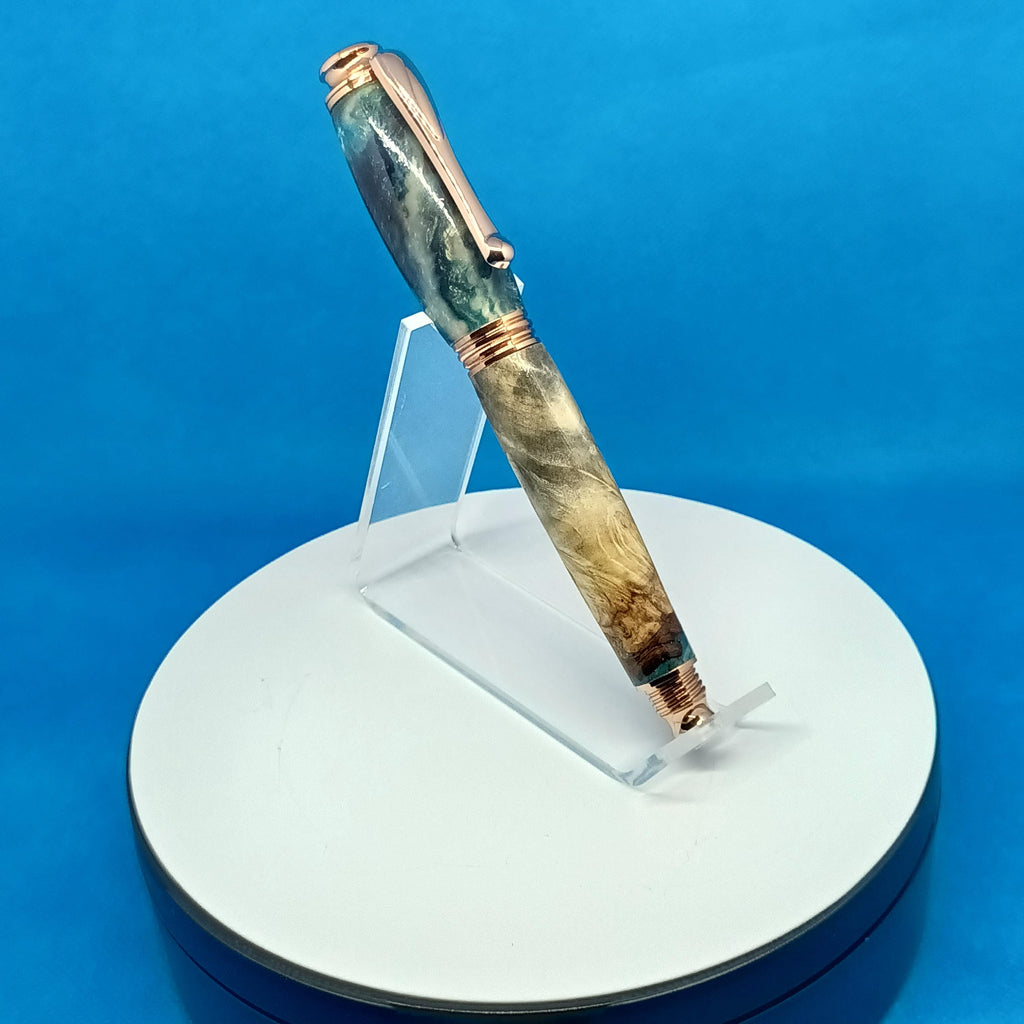 Aston Martin Rollerball Buckeye Burl Pen