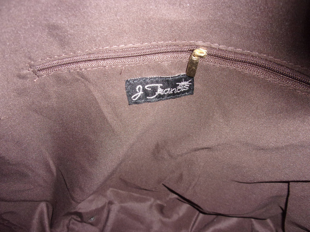 Tan Faux Leather shoulder bag 13 X 5.5 X 12