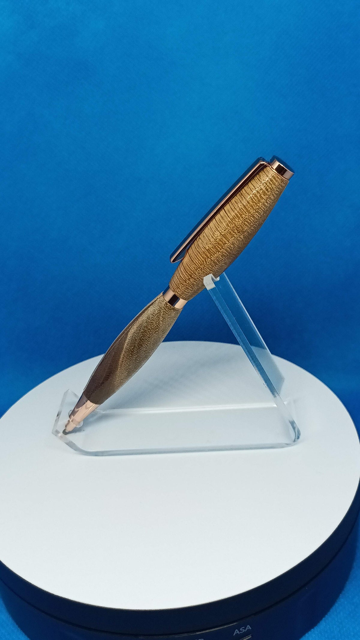 Twist Pen Marble, Hard Maple and Claro Walnut