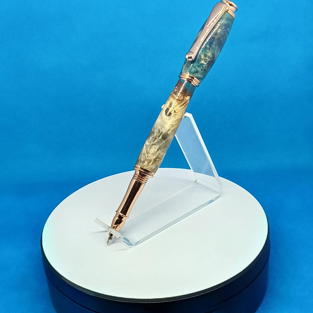 Aston Martin Rollerball Buckeye Burl Pen