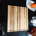 Handmade Hardwood Cutting Board: Reclaimed Asian Pallet Wood