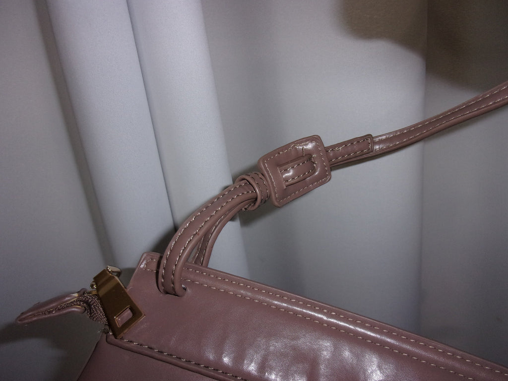 Faux Leatherette Shoulder Bag