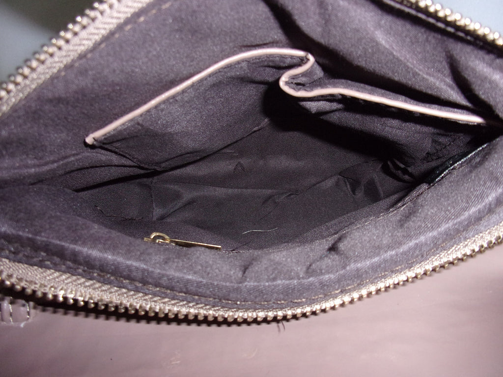 Faux Leatherette Shoulder Bag