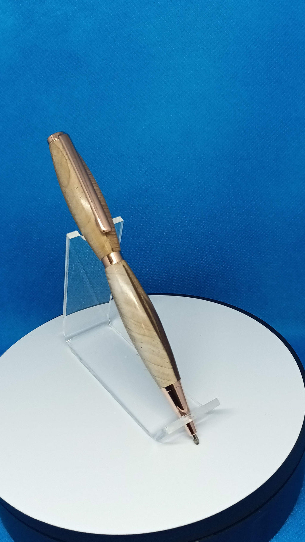 Twist Pen Marble, Hard Maple and Claro Walnut