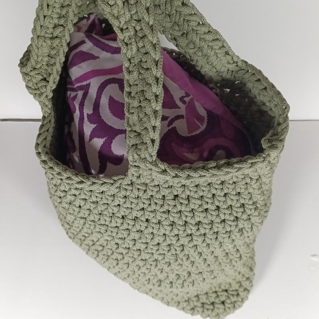 Handmade Olivine Crochet Bag