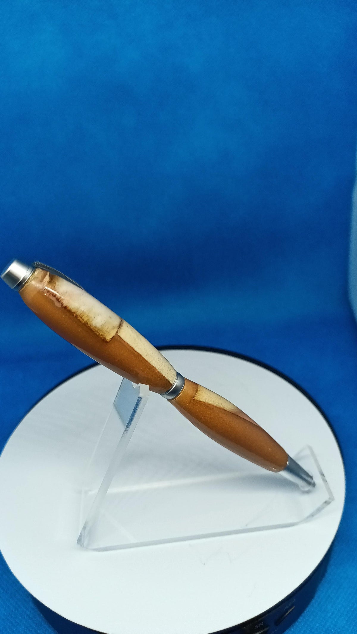 Box Elder Twist Pen /Hybrid Custom Brown Acrylic