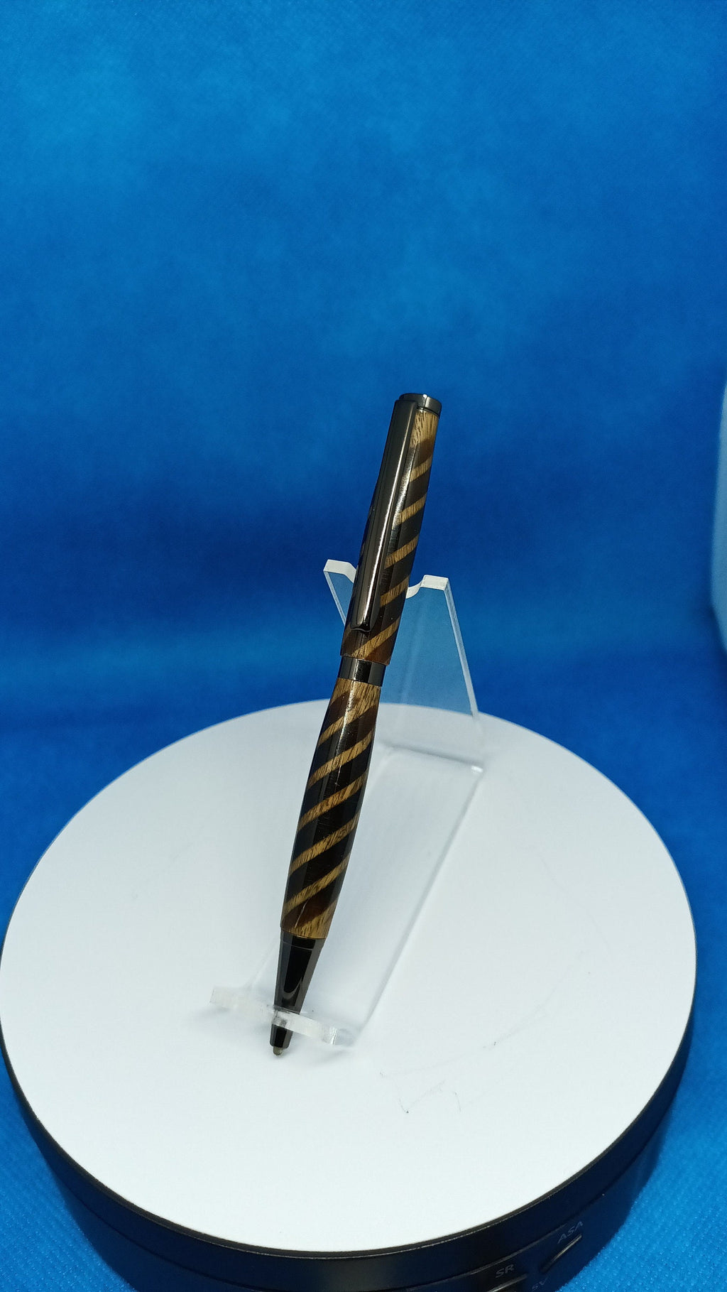 Slim Line /Claro Walnut Wood with Brown Custom Acrylic Inlay