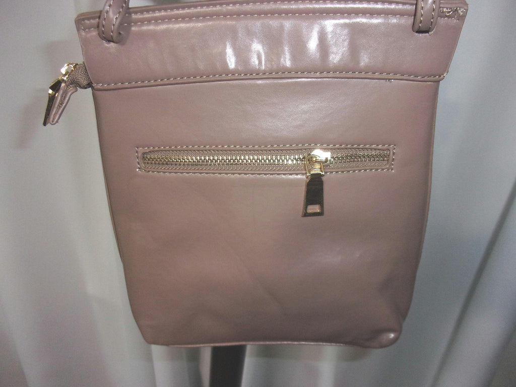 Faux Leatherette Shoulder Bag