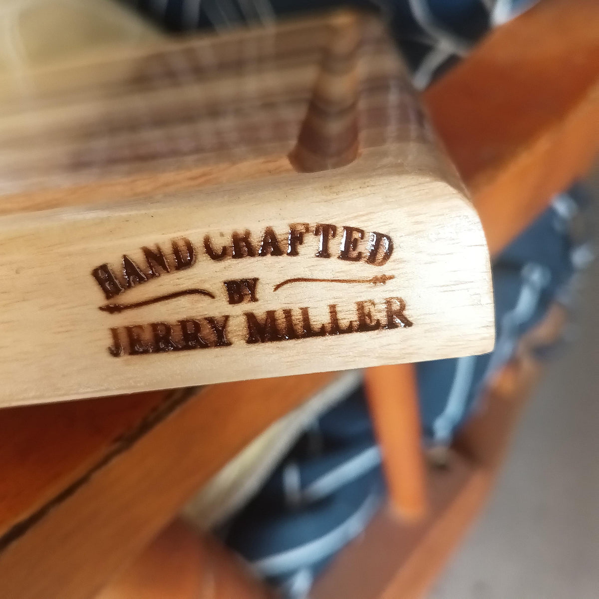 Handmade Hardwood Cutting Board: Reclaimed Asian Pallet Wood