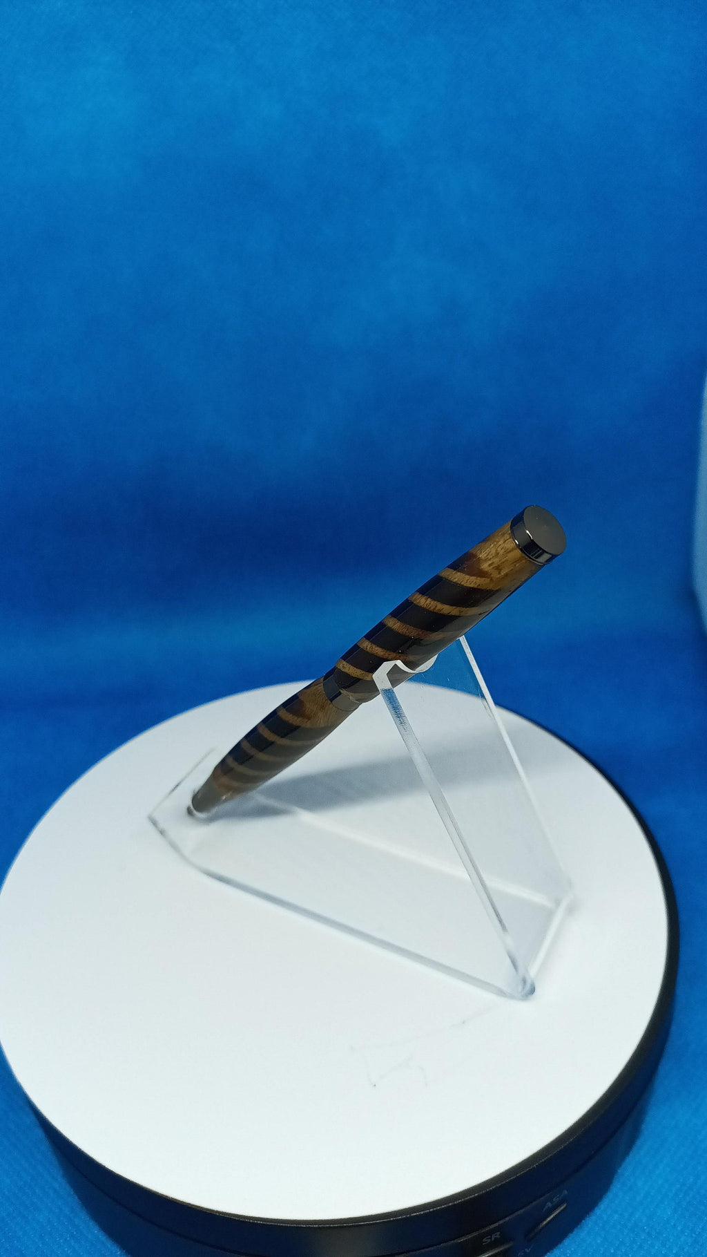 Slim Line /Claro Walnut Wood with Brown Custom Acrylic Inlay