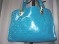 Sea Blue Faux Leather