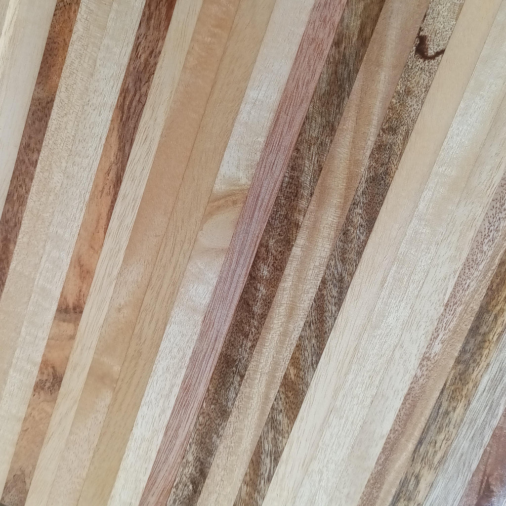 Handmade Hardwood Cutting Board: Reclaimed Asian Pallet Wood