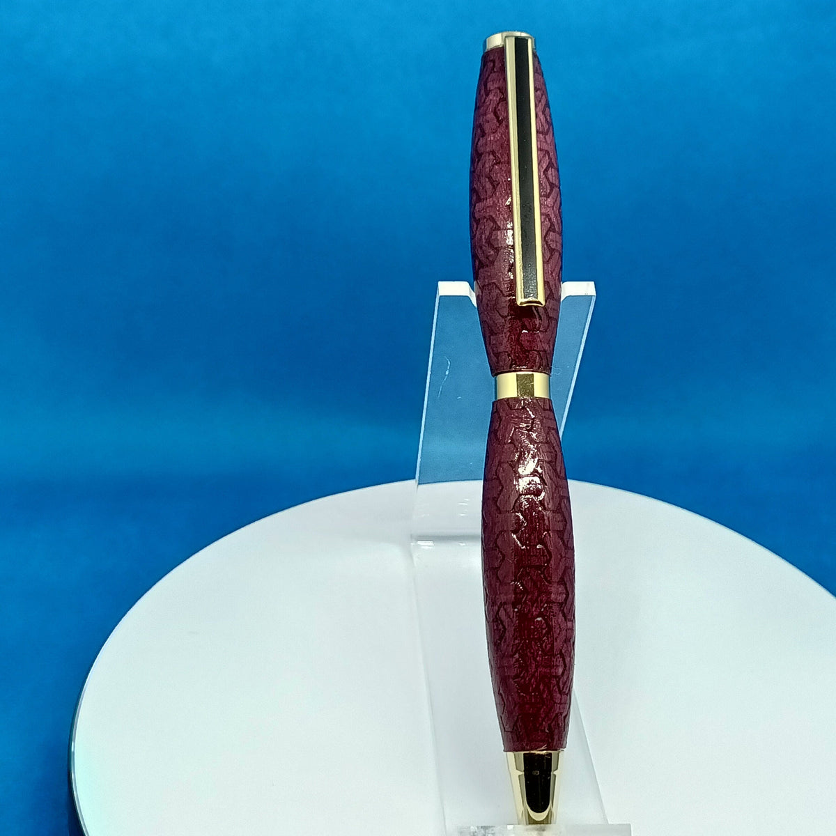 Purple Heart Engraved Twist Pen
