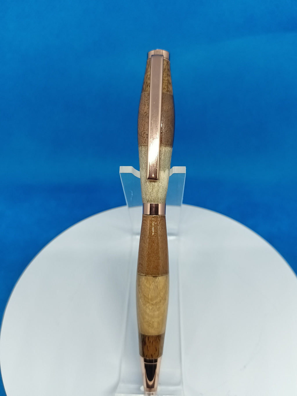 Hybrid Twist Pen Coconut Wood, Claro Walnut, Spalted Maple and bleached Purpleheart!