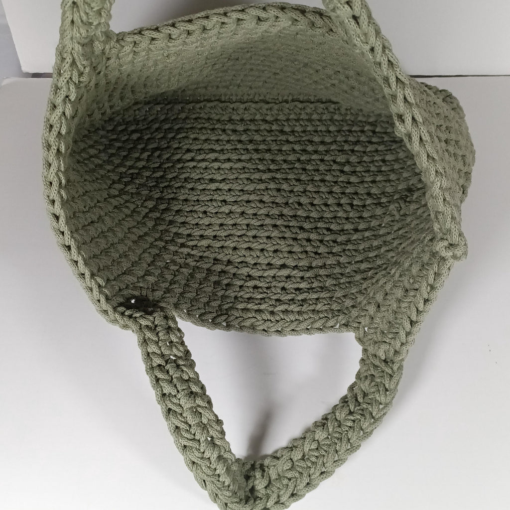 Handmade Olivine Crochet Bag