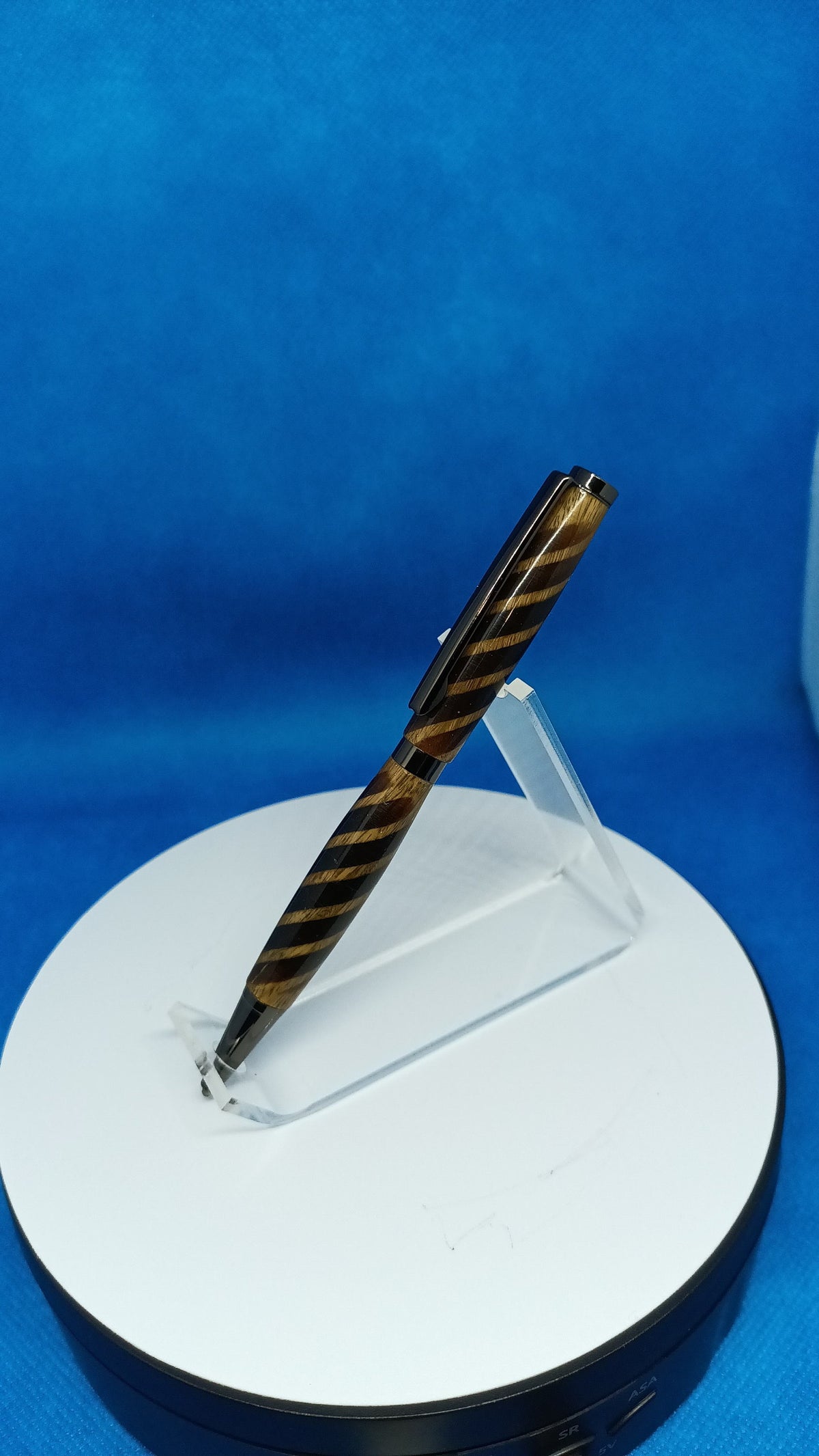 Slim Line /Claro Walnut Wood with Brown Custom Acrylic Inlay