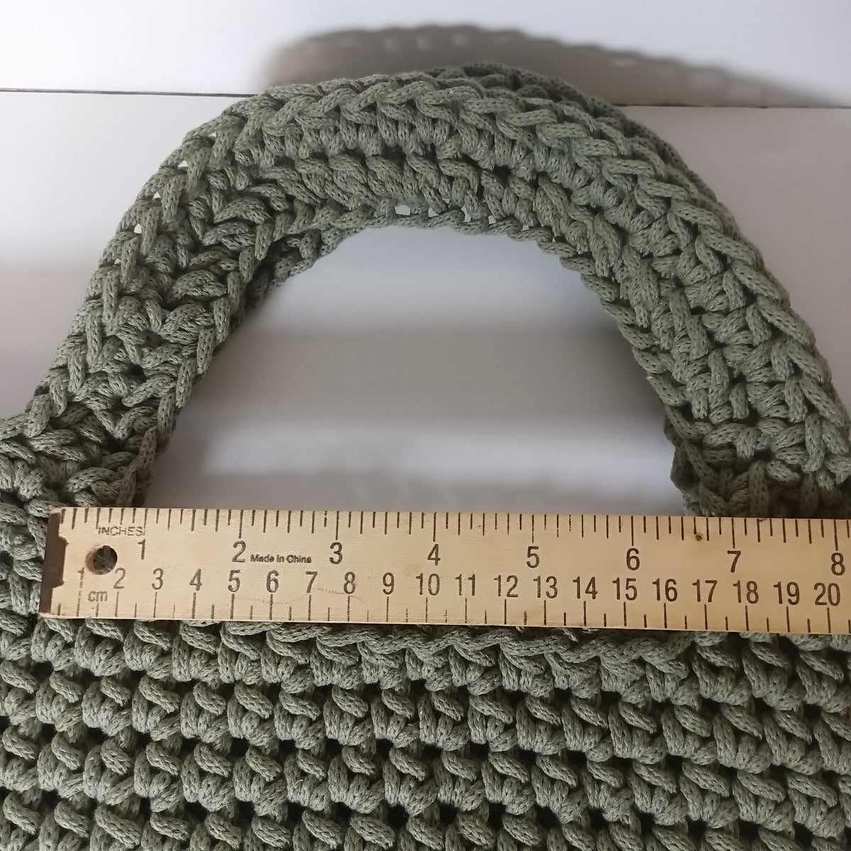 Handmade Olivine Crochet Bag