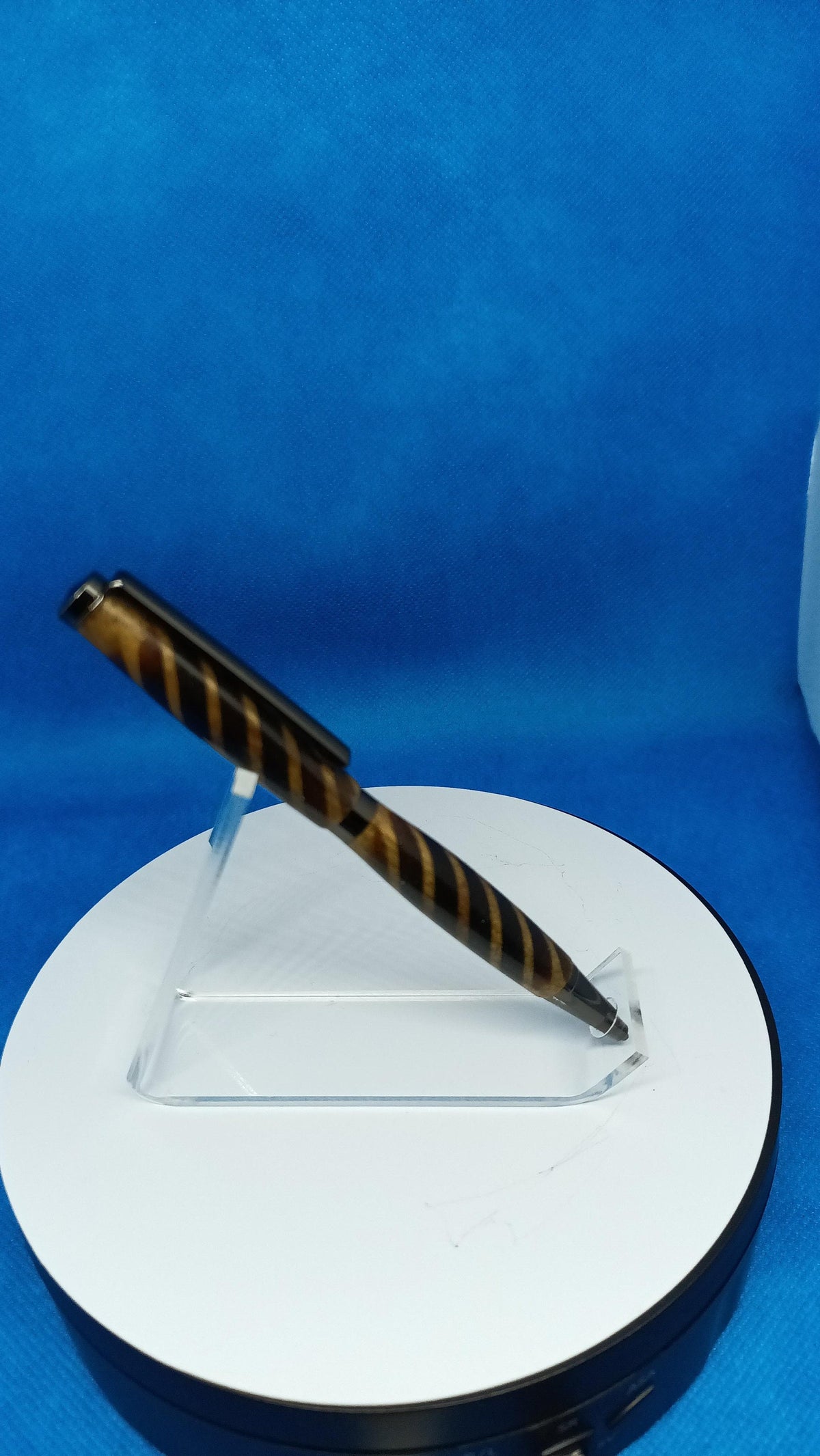 Slim Line /Claro Walnut Wood with Brown Custom Acrylic Inlay
