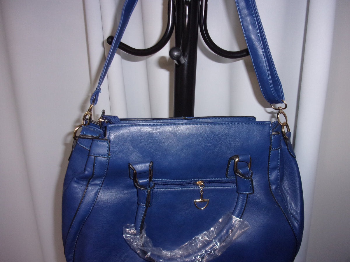 J Francis Faux Leather Shoulder Bag