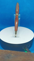 Twist Pen: Bolivian Rosewood with 24k Gold Accents