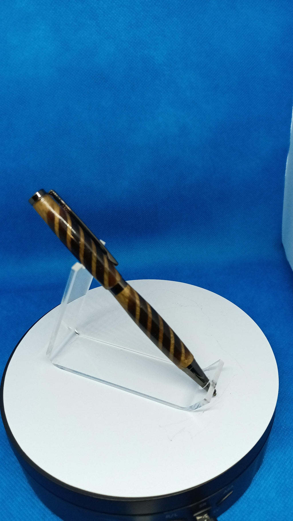 Slim Line /Claro Walnut Wood with Brown Custom Acrylic Inlay