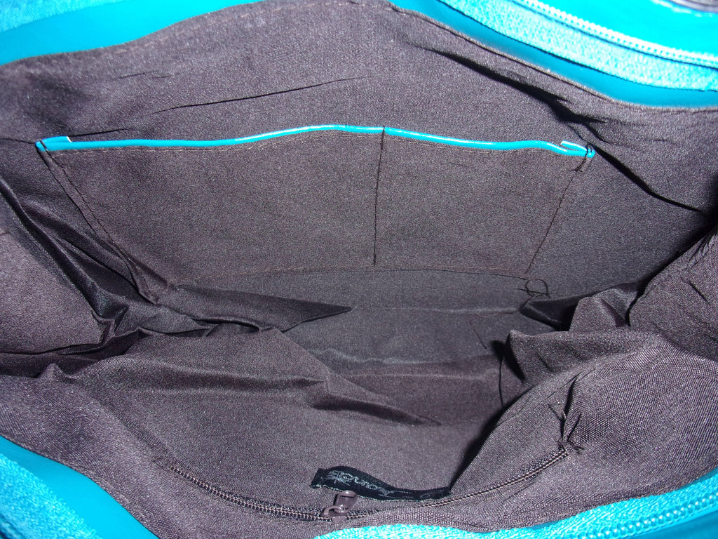 Sea Blue Faux Leather