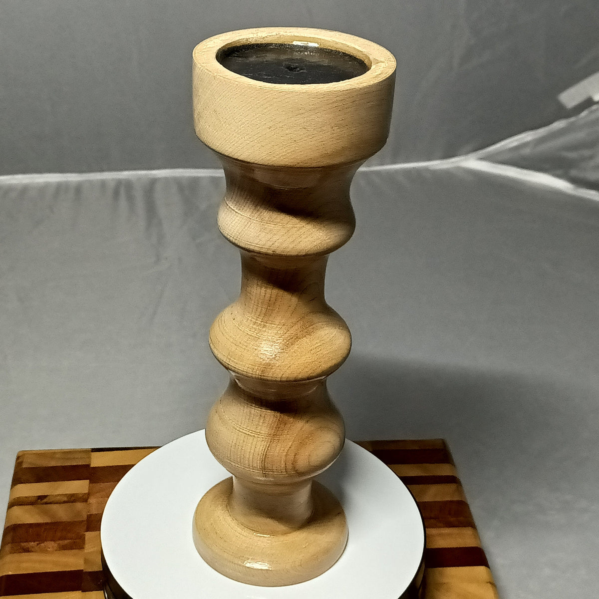 Hard Maple Candle Holder