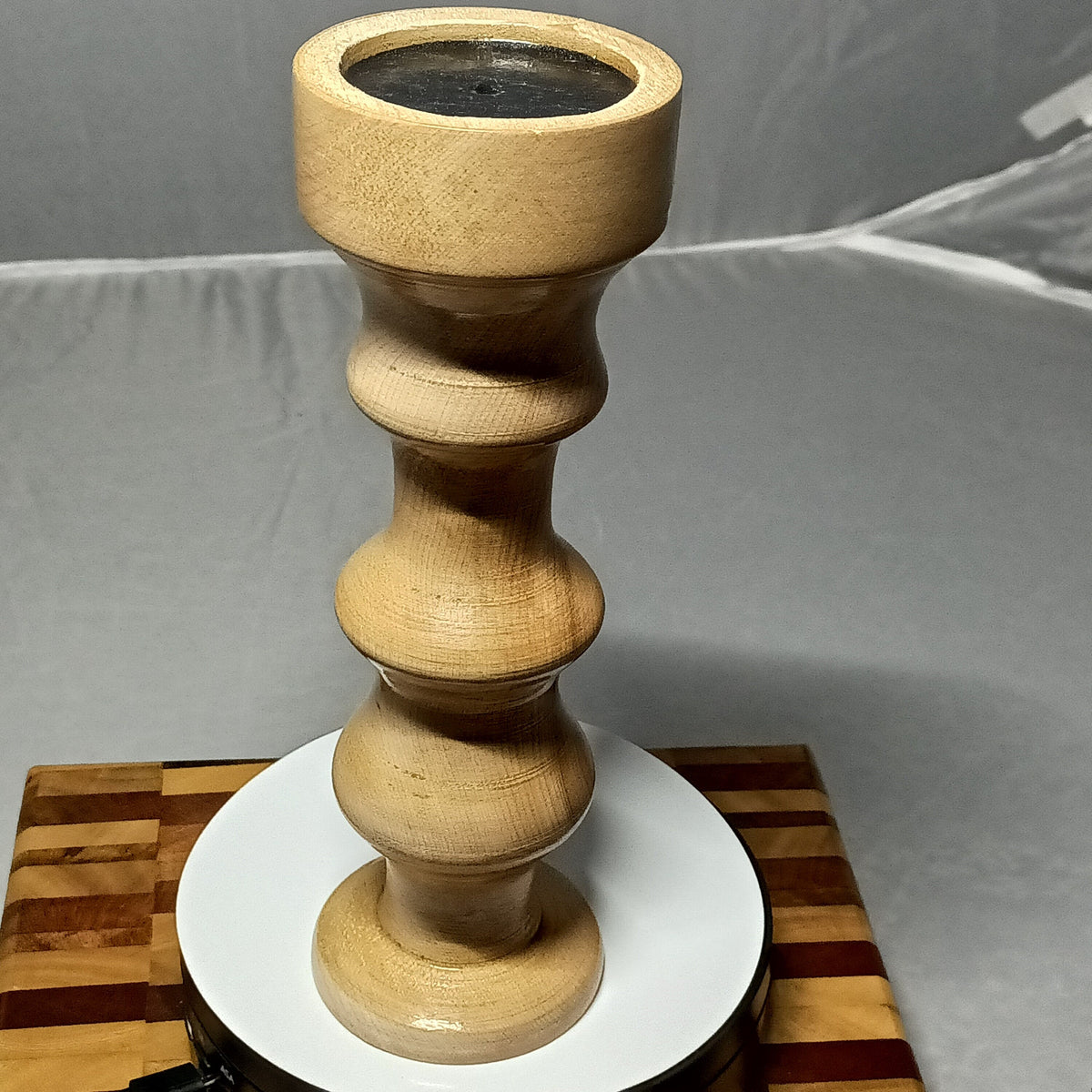 Hard Maple Candle Holder