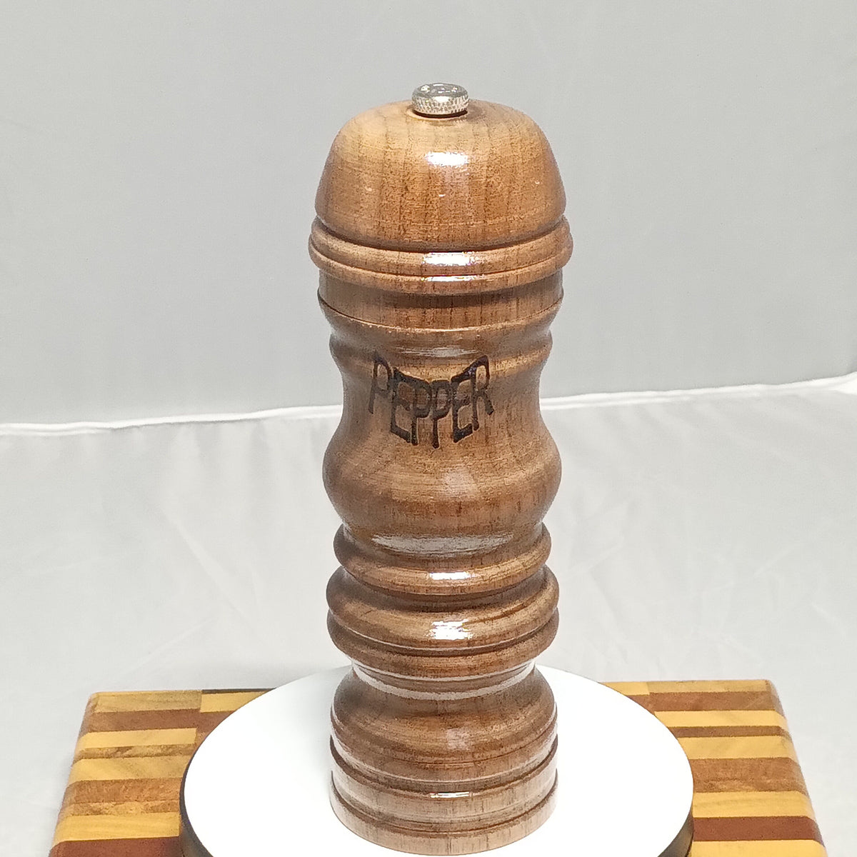 Walnut pepper grinder