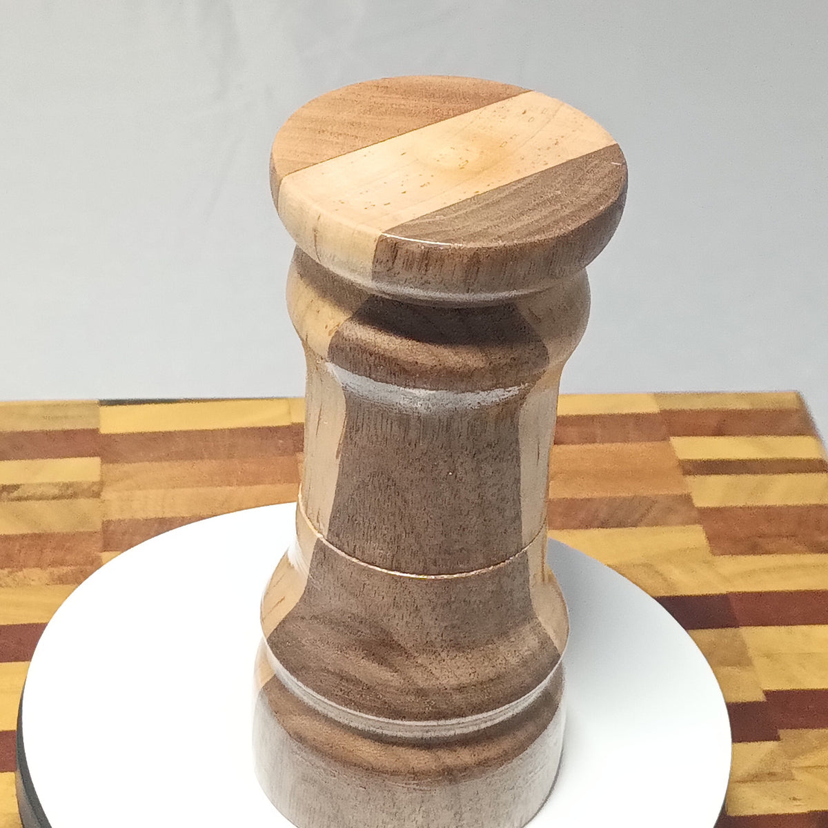 Walnut, Cherry, and Maple segmented All Spice Grinder